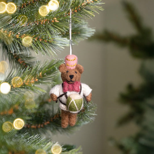 Hanger beer met trommel crème