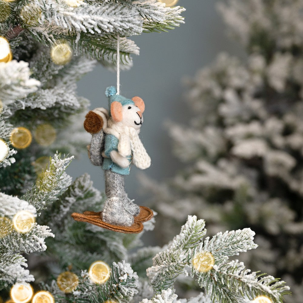 Hanger muis sneeuwwandelaar