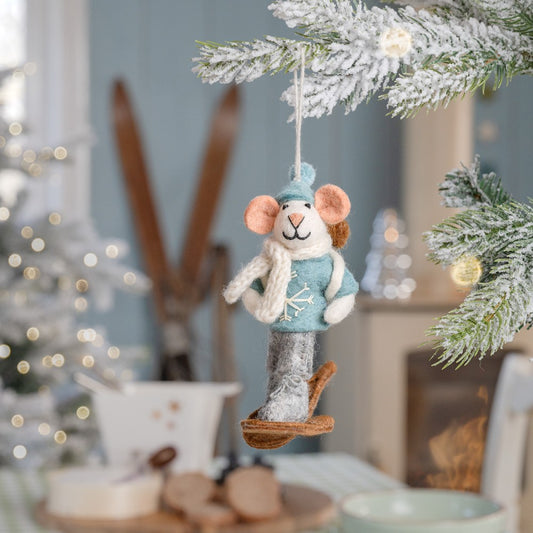 Hanger muis sneeuwwandelaar