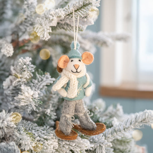 Hanger muis sneeuwwandelaar