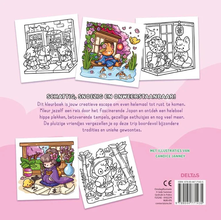 Cozy Japan Comfy kleurboek