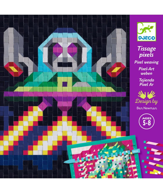 Djeco pixel weaving invaders