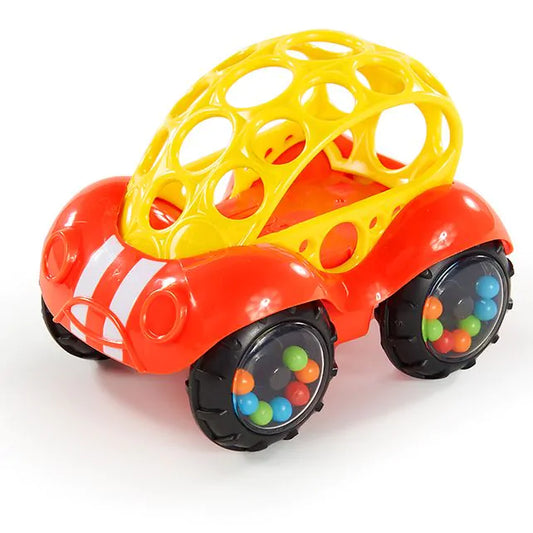 Oball rattle & roll buggie toy red