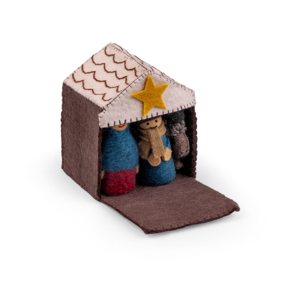 Kerststal kleur