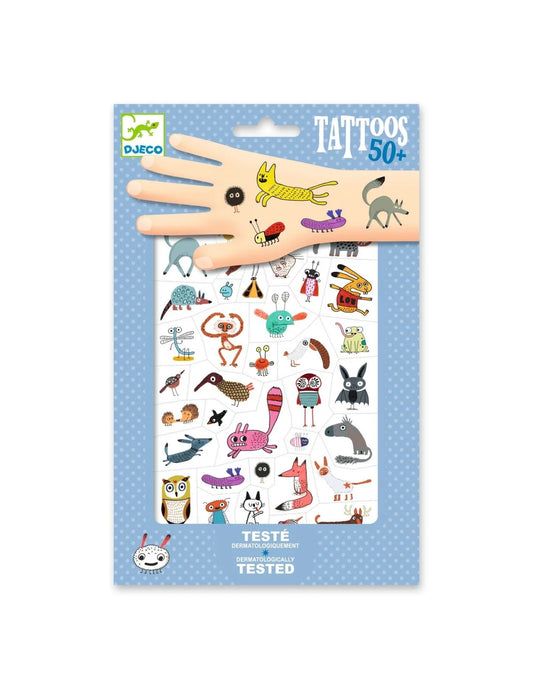 Djeco plak tatoeages kleine beestjes