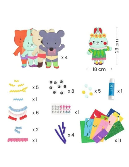 Collages voor kinderen schattige dieren