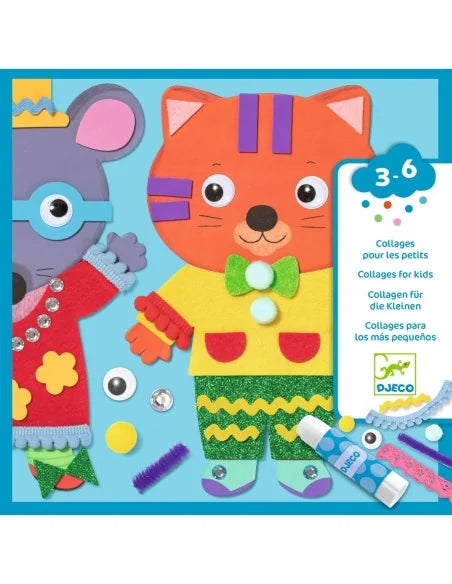 Collages voor kinderen schattige dieren
