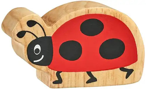 Houten figuur lieveheersbeestje