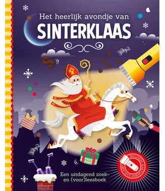 Zaklampboek het heerlijke avondje van sinterklaas