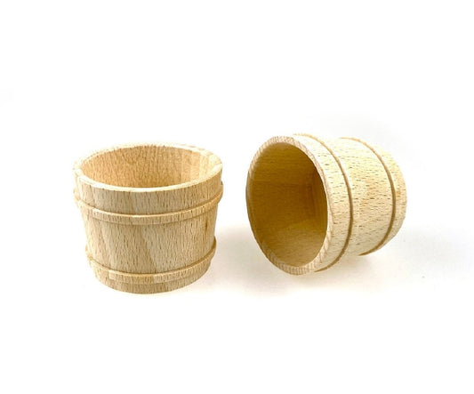 Houten tonnetje laag