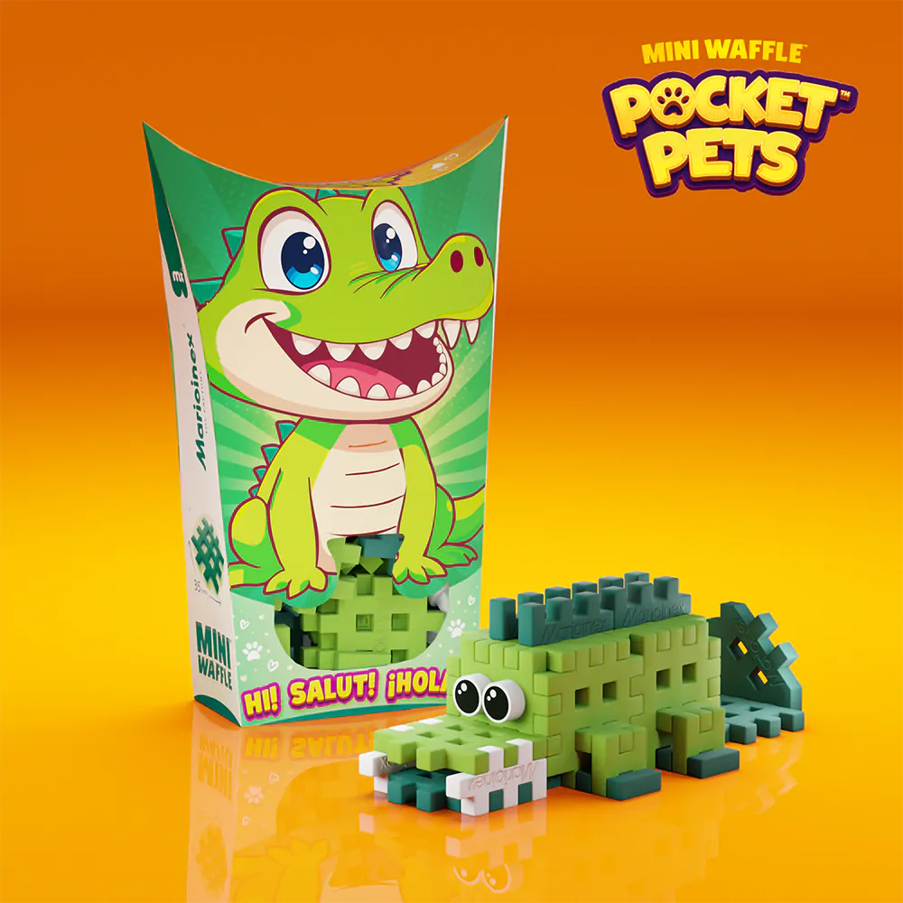 Mini waffle pocket pets krokodil