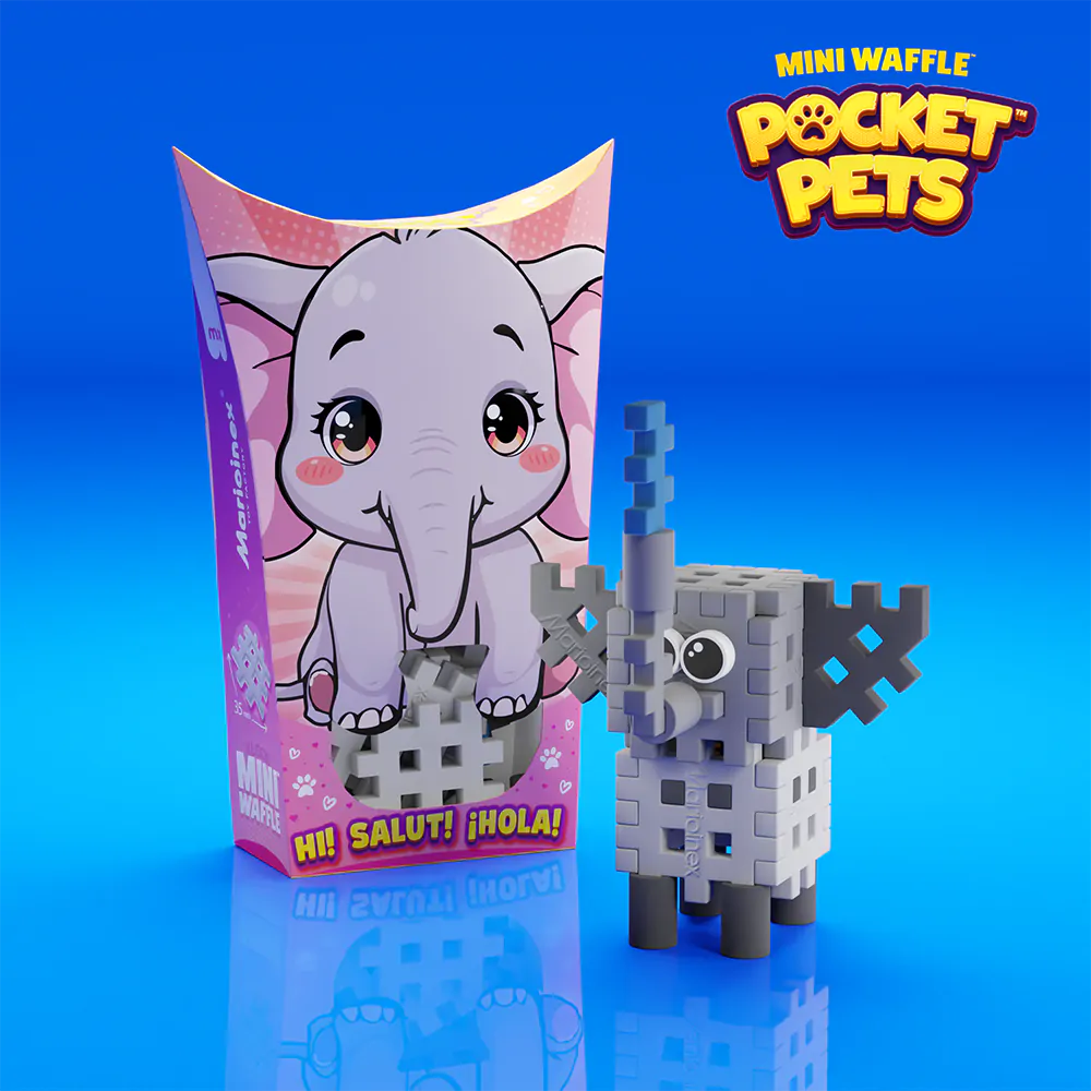 Mini waffle pocket pets olifant