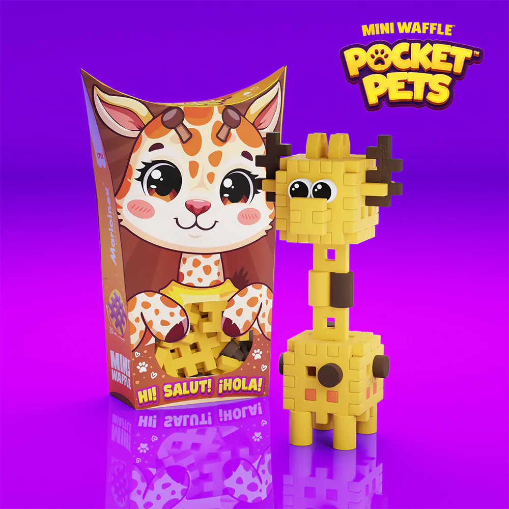 Mini waffle pocket pets giraf
