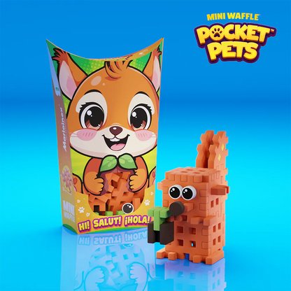 Mini waffle pocket pets eekhoorn