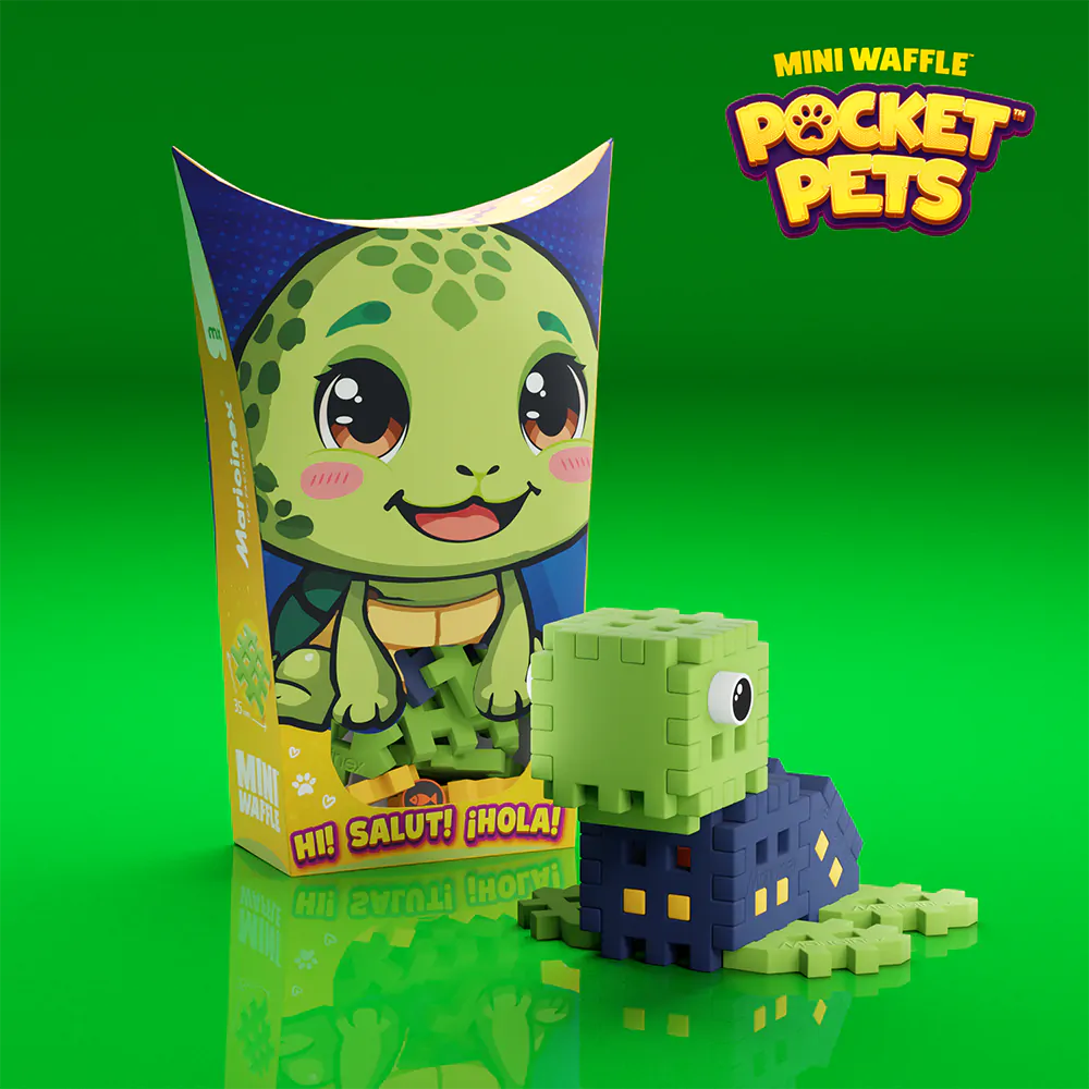 Mini waffle pocket pets schildpad