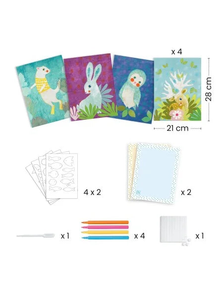 Creatief met papier vloeipapier