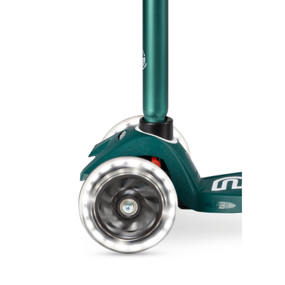 Maxi micro step deluxe ECO led 3-wiel groen