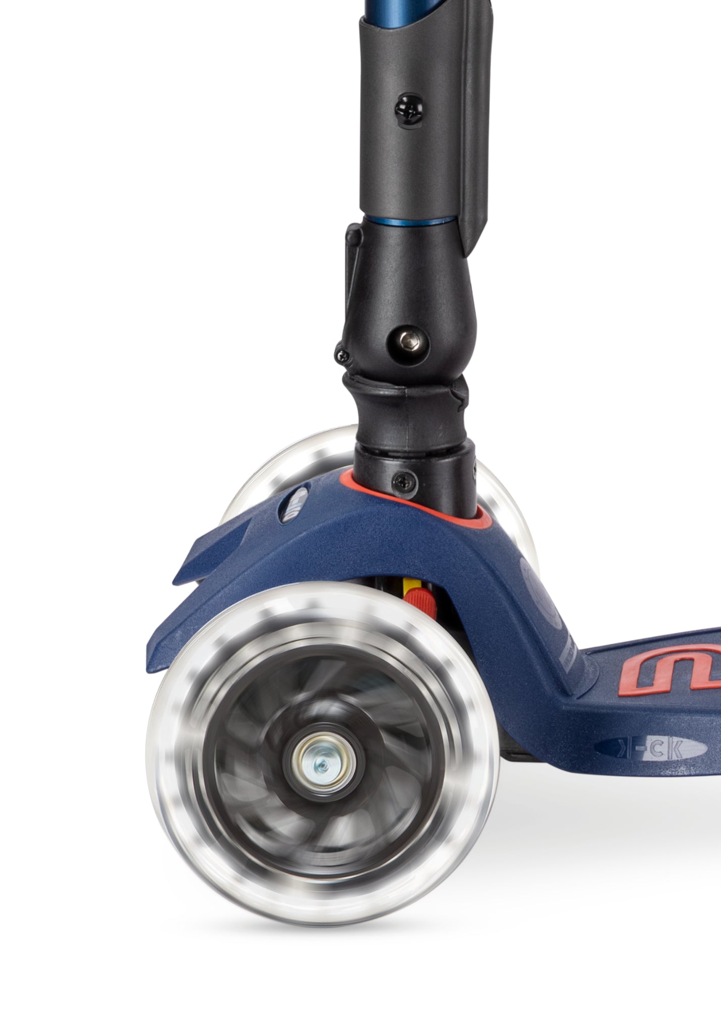Maxi micro step deluxe inklapbaar led 3-wiel marineblauw
