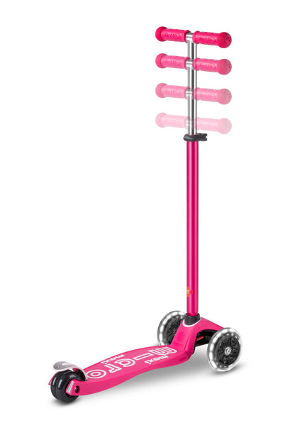 Maxi Micro step Deluxe Led roze