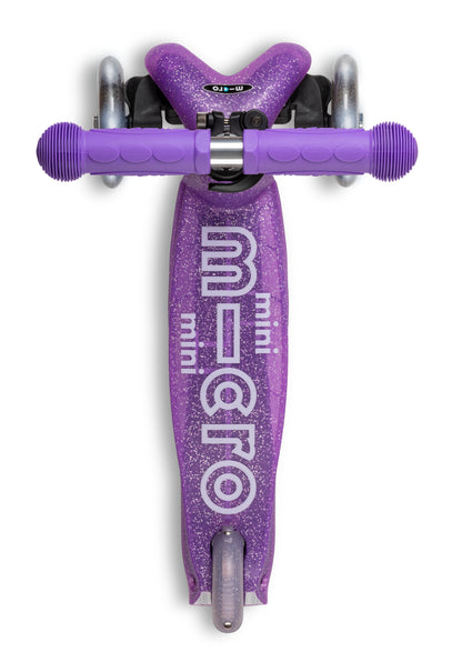 Mini micro step deluxe fairy glitter 3-wiel paars