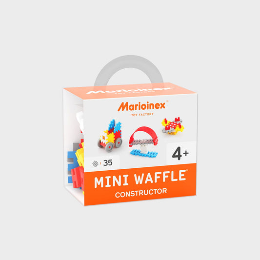 Marioinex mini waffle constructor 35 blue