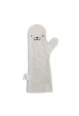 Nifty baby shower glove zeehond grijs