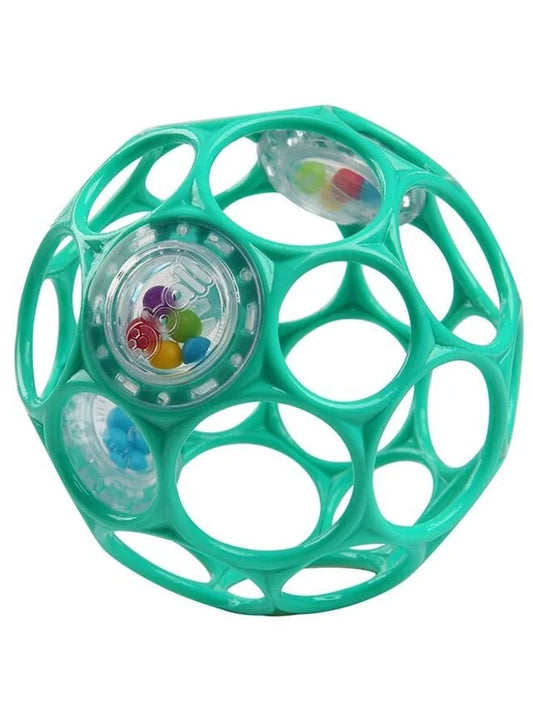 Oball rattle blauwgroen