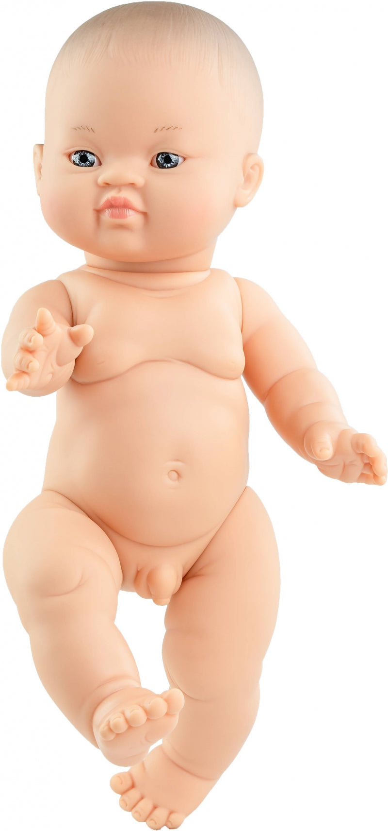 Pop Gordi jongen bloot Aziatisch zwarte ogen 34 cm