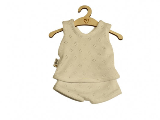 Poppenondergoed ajour white