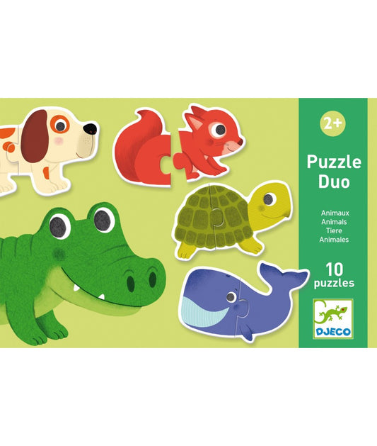 Djeco puzzel duo dieren