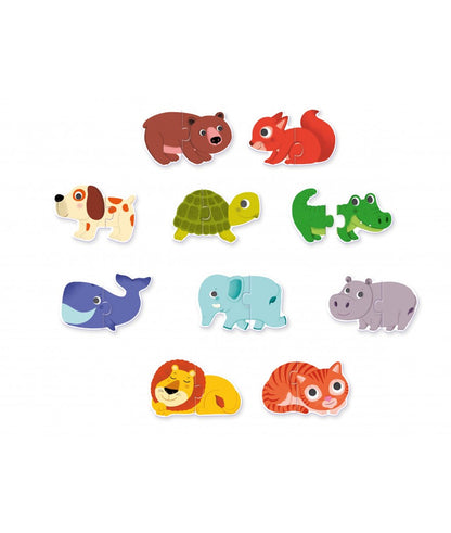 Djeco puzzel duo dieren