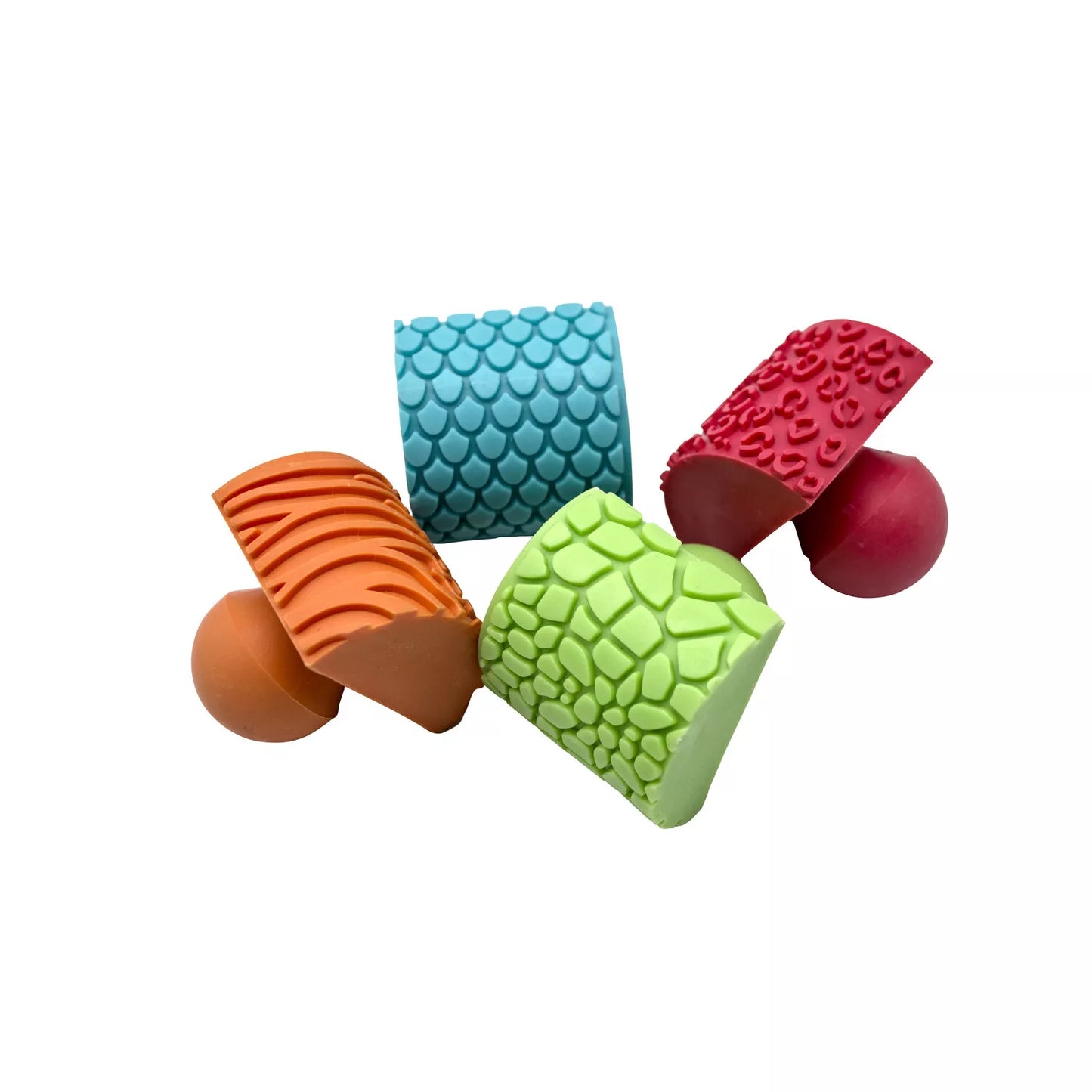 Stempels dierpatronen set van 4