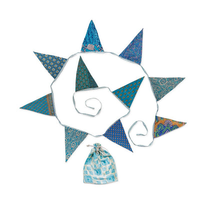 Sarislinger vlag large turquoisetinten