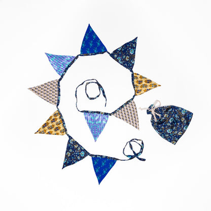 Sarislinger vlag small blauwtinten