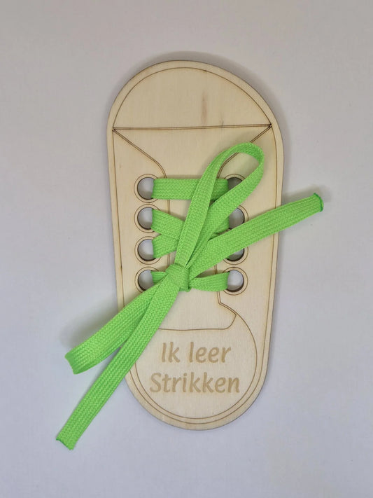 Oefenbord veter strikken