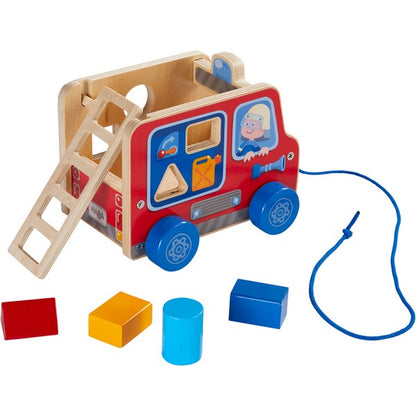 Trekfiguur brandweerauto