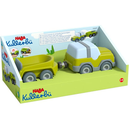 Haba terreinwagen met aanhanger