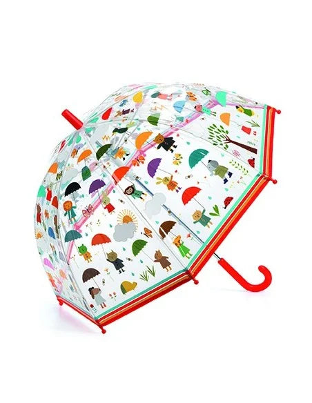 Djeco paraplu in de regen