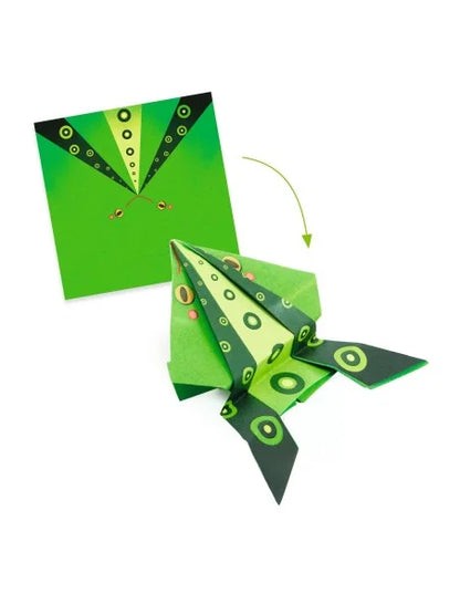 Origami niveau 4 springende dieren