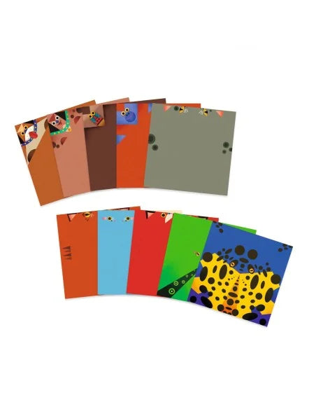 Origami niveau 4 springende dieren