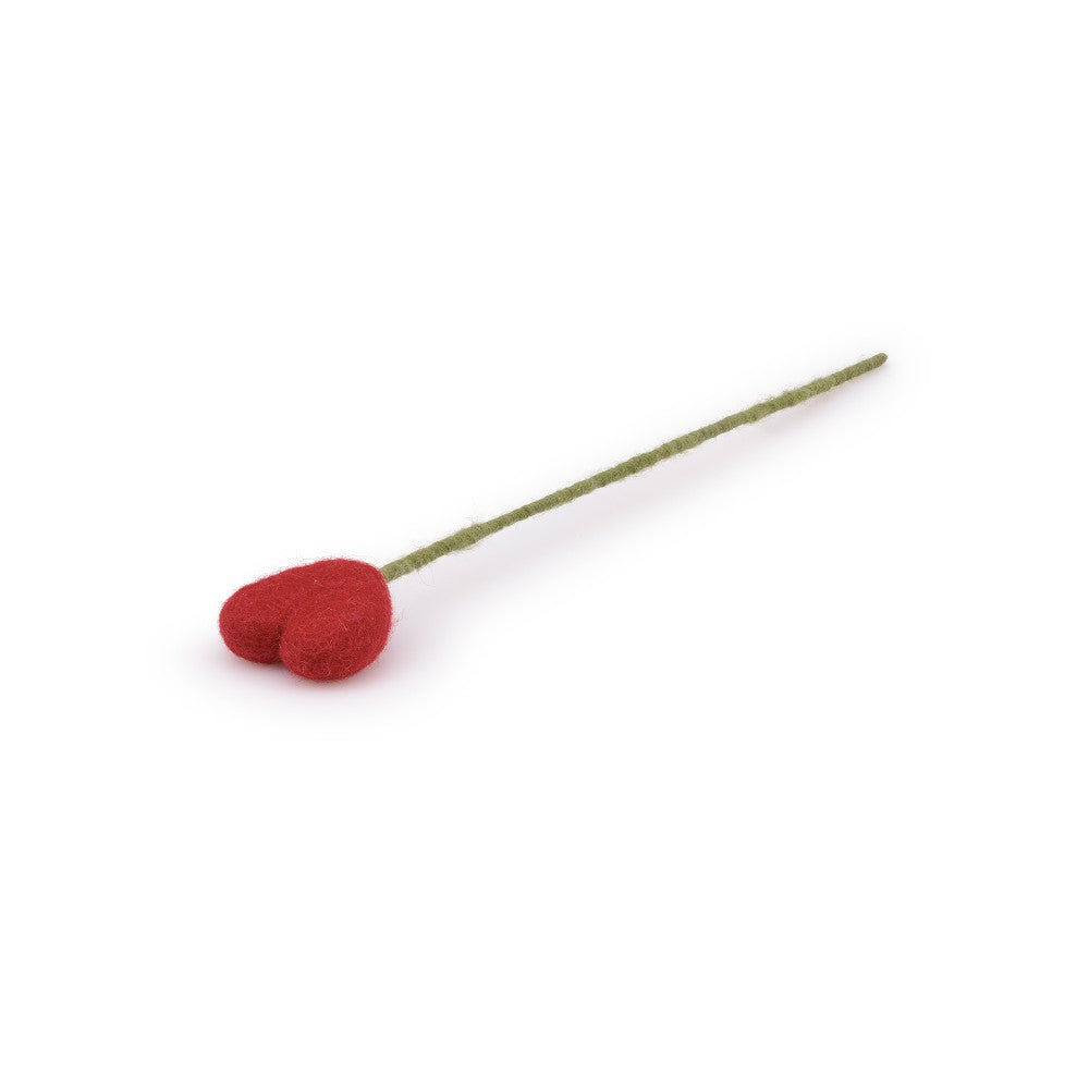 Steker hart love rood
