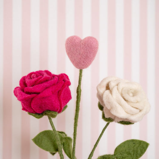Steker hart love roze
