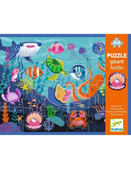Reusachtige puzzel 32-delig tactilo zee