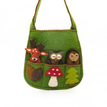 Tasje vingerpopjes bosdieren