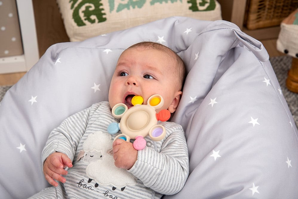 Tickit silisoft pop teether regenboog