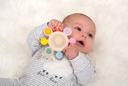 Tickit silisoft pop teether regenboog