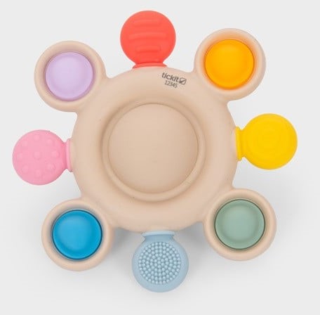 Tickit silisoft pop teether regenboog