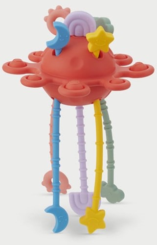 Tickit silisoft zip pull toy regenboog