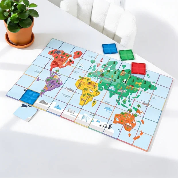 Coblo toppers wereldkaart
