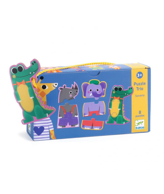 Djeco puzzel trio savanne